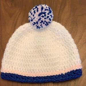 dodgers baby beanie